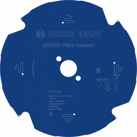 Bosch - Rundsavklinge Ø165x2,2x20mm Z4 PCD t/fibercement