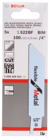 Bosch - Bajonetsavsklinge S522BF 100mm