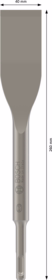 Bosch - Flisemejsel SDS-Plus 40x260mm