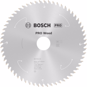 Bosch - Rundsavklinge ACCU STD 190X30mm Z60 Træ