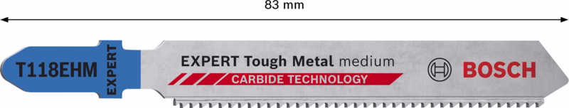 Stiksavklinge T118EHM t/rustfri, 3 stk