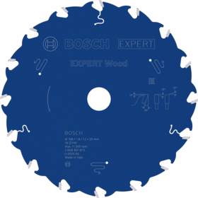 Bosch - Rundsavklinge Ø168x1,8x20mm Z16 exp wood