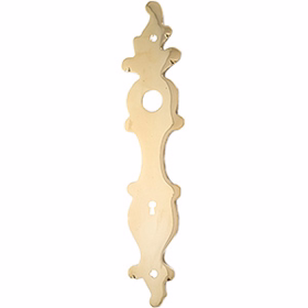  - Langskilte mess 220x45x3mm L23 nøglehul f/S-Greb cc72mm