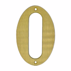 Husnummer 140mm mat. mess.  5