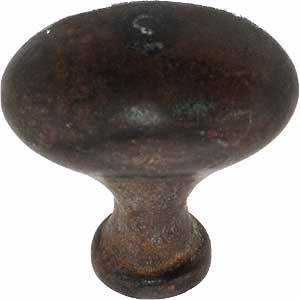 Møbelknop mess antik Ø35x38mm, 105