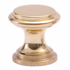  - Møbelknop mess lak Ø17x16mm, 160