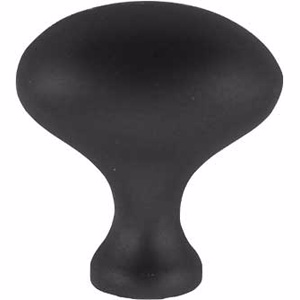 Møbelknop sort mat Ø30x33mm, 105