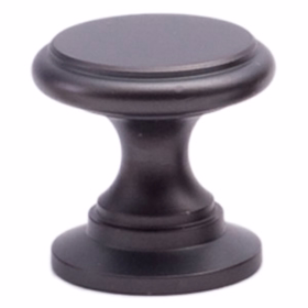  - Møbelknop sort mat Ø21x21mm, 160