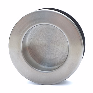 Skålgreb RS/bakelit Ø60mm t/Tectum låge 16-21mm