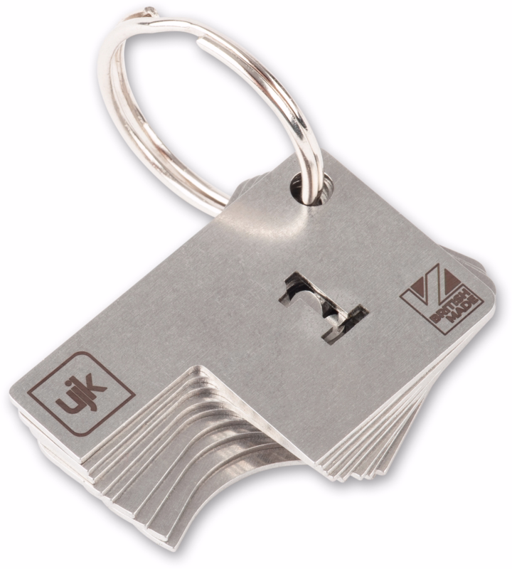 Radius målersæt, 9 dele