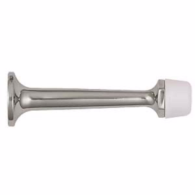  - Dørstop krom t/væg 78mm hvid dup 1147
