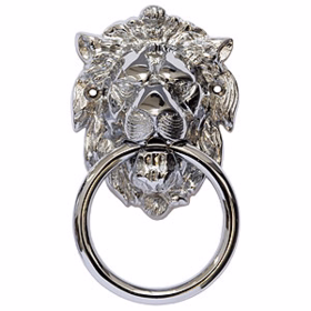  - Dørhammer krom 115x90mm 52 Løve