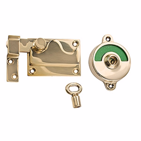  - Toiletlås m/markering mess 1018 lige cc65 Ø57mm