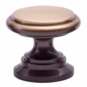 Møbelknop mess antik Ø32x32mm, 160