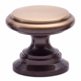  - Møbelknop mess antik Ø21x19mm, 160