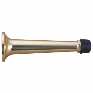 Dørstop mess t/væg 98mm sort dup 1148