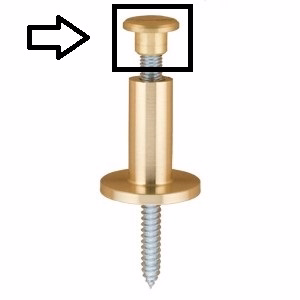 Løs møtrik t/gelænderhold mess