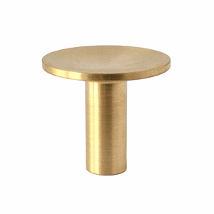 Møbelknop mess mat Ø24x22,5mm Deep