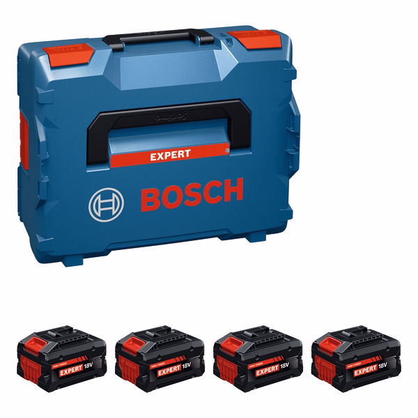 Batterisæt 18V EXPERT 4x5,5 Ah, L-BOXX