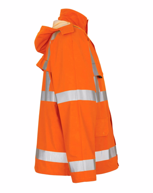 Regnjakke 50101 Feldbach Hi-viz orange, str. L