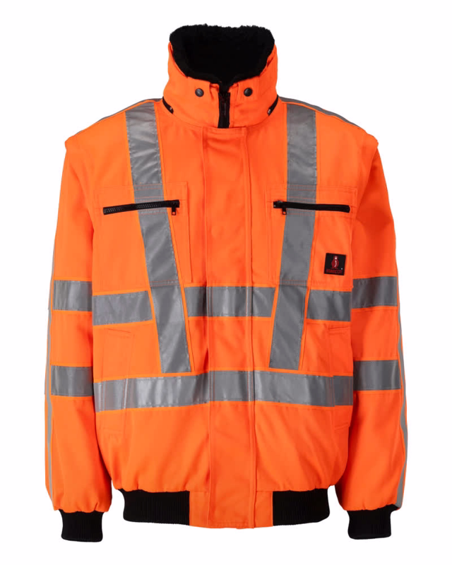Pilotjakke Hi-vis 05020 orange, str. XL