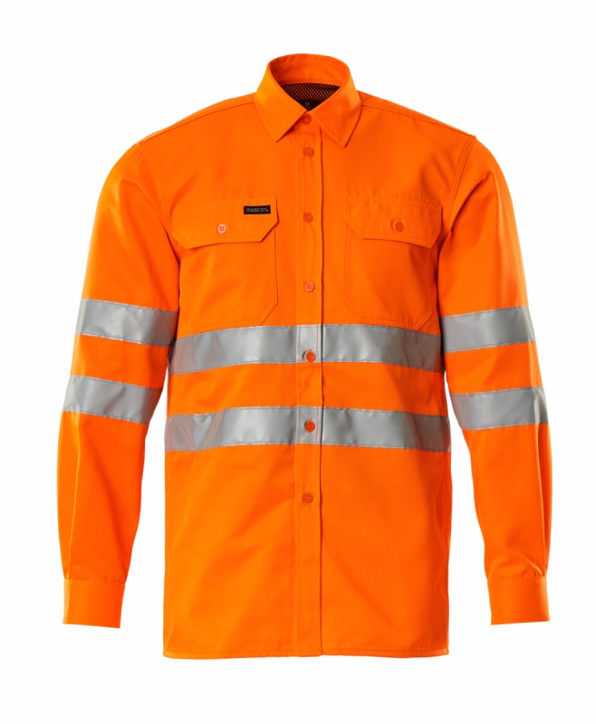 Arbejdsskjorte 06004 Hi-vis orange, str. 41/42