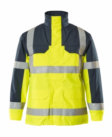Mascot - Parka jakke Hi-viz 6831 gul/marine