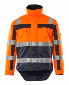 Mascot - Vinterjakke 07223 Hi-vis orange/marine