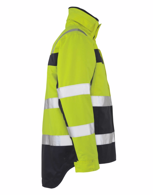 Vinterjakke Hi-vis 07223 gul/marine, str. XL