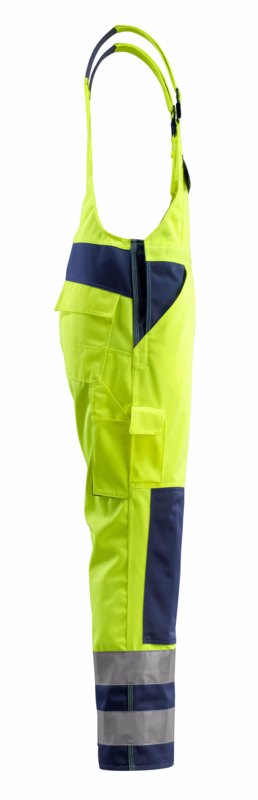Overall Hi-vis 07169 gul/marine, str. 76C52