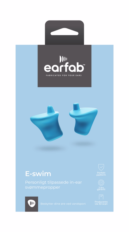 Ørepropper In-ear E-swim, 3D scan - personalized