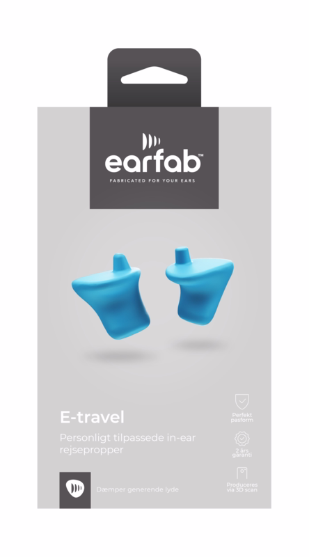 Ørepropper In-ear E-travel, 3D scan - personalized