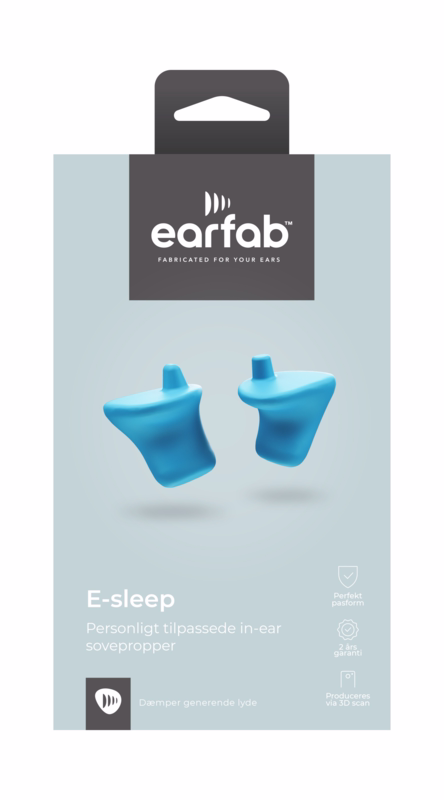 Ørepropper In-ear E-sleep, 3D scan - personalized