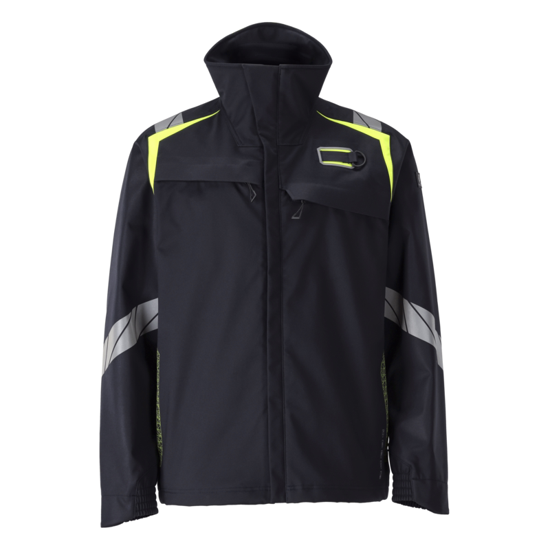 Softshell jakke 21202 Mørk marine/Hi-vis gul, str. XL