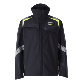 Mascot - Softshell jakke 21202 Mørk marine/Hi-vis gul