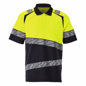 Mascot - Poloshirt 25083 Mørk marine/Hi-vis gul