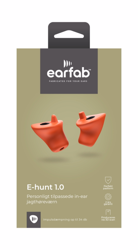 Ørepropper In-ear E-hunt 1.0, 3D scan - personalized