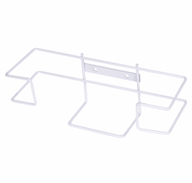 OS - Vægholder t/engangshandsker hvid metal, 275x98x9mm