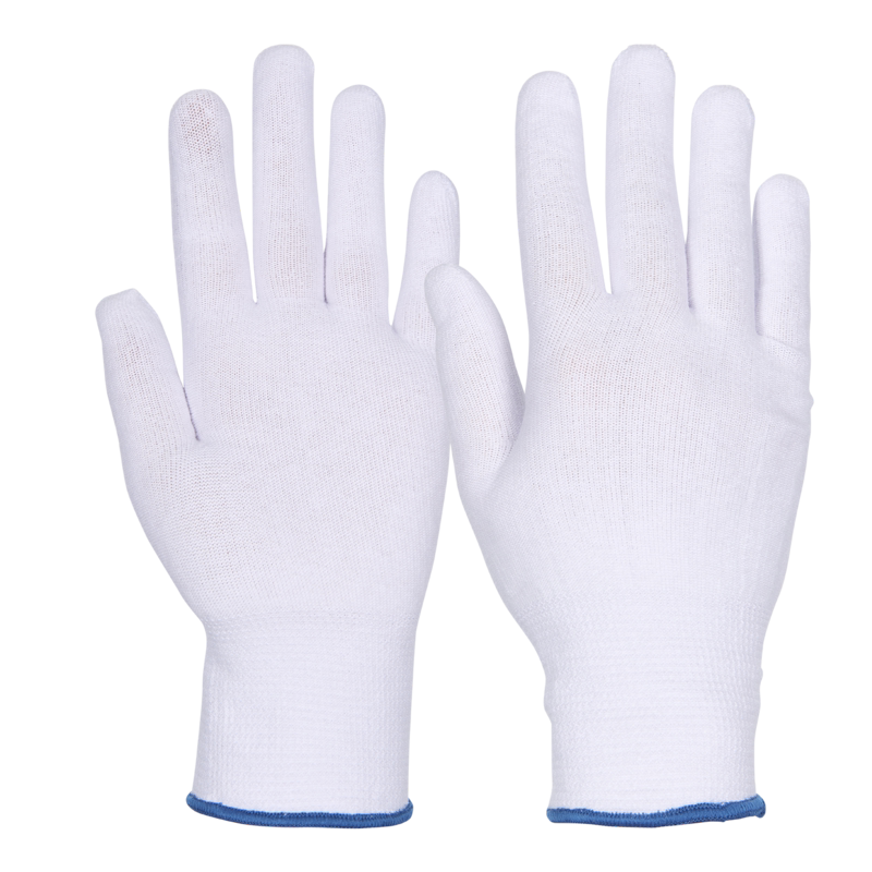 Bomuldshandske 211 White Str. 6