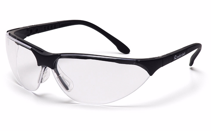 Sikkerhedsbrille Rendezvous sort/ klar