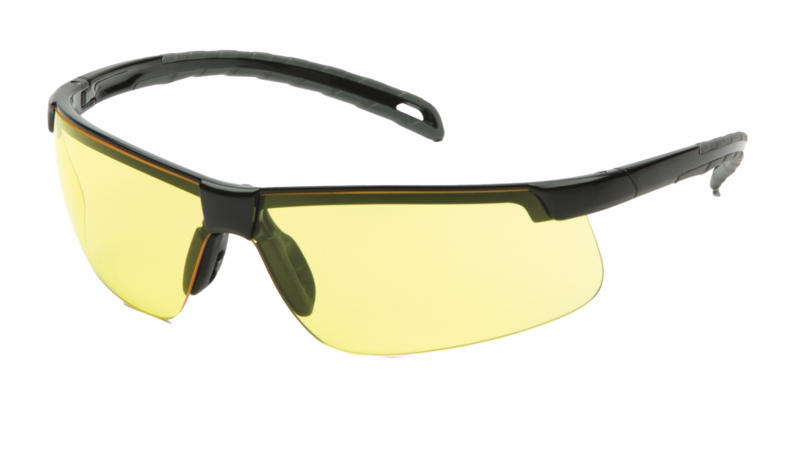 Sikkerhedsbrille Ever-lite Sort stel, Gul