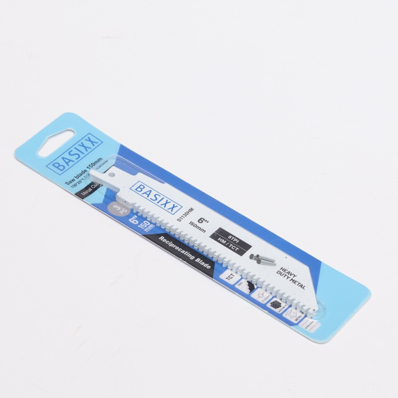 Bajonetsavklinge Carbide t/træ-nedriv-metal 150mm, pk á 3 st