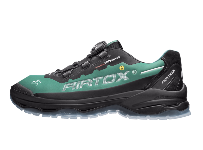 Sikkerhedssko TX33 Grøn/Sort Str. 39