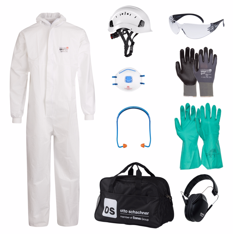 Sikkerhedstaske m/ værnemidler, standard