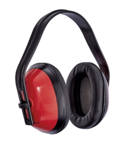 Cerva - Høreværn MOSEL Sort/rød