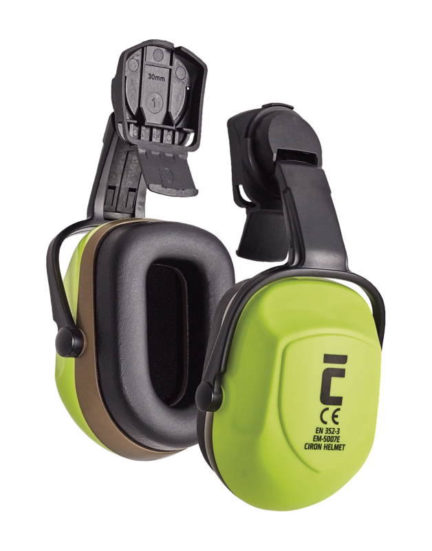 Hjelmhøreværn CRV Ciron Hi-viz gul