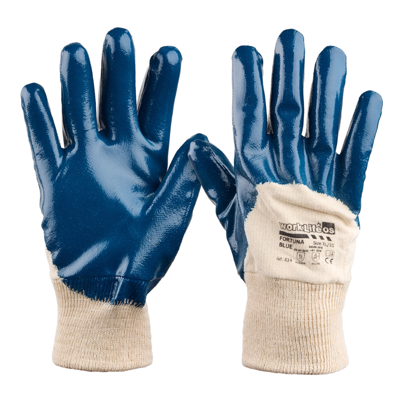 Handske Fortuna Blue m/rib 814, str. 10