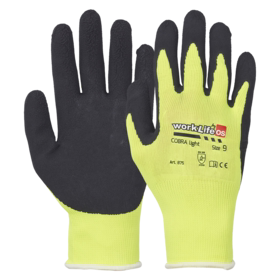 OS - Handske Cobra light gul/sort