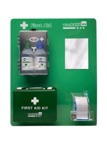 OS - Førstehjælpstavle m/førstehjælpsudstyr