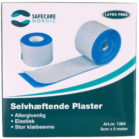 Optisafe - Plaster limfrit 1384 Blå 6x500 cm